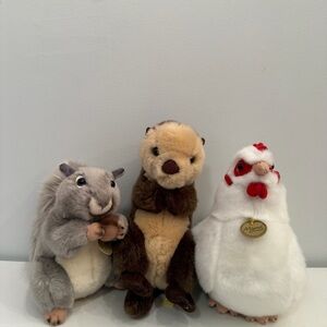 Aurora Miyoni Plush Stuffed Animals - Realistic Wildlife Collection (Lot of 3)